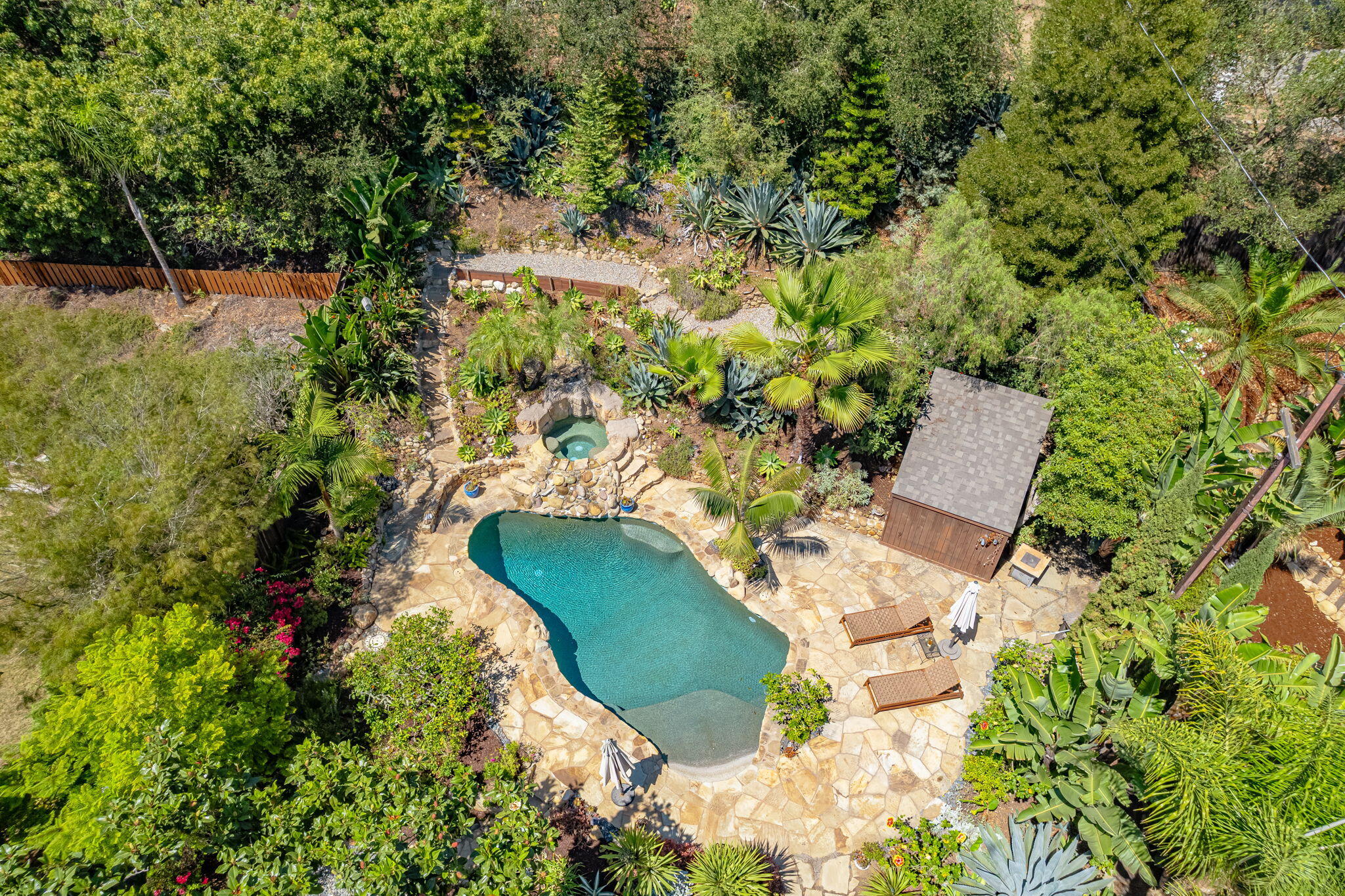 1428 Manitou Road Santa Barbara, CA 93105 - Photo 55 of 59 Back Yard View