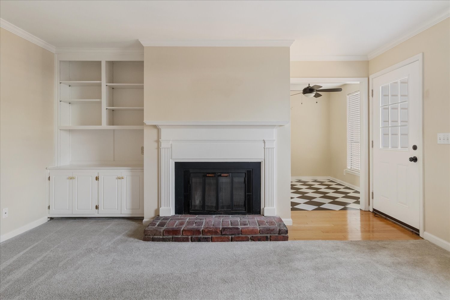 975 General George Patton Road Nashville, TN 37221 - Photo 7 of 32 a view of an empty room with a fireplace and a window