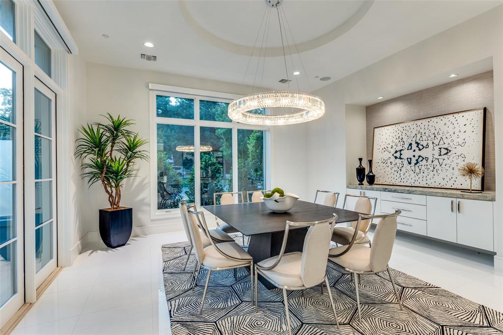 4326 Pomona Road Dallas, TX 75209 - Photo 9 of 31 Dining area featuring recessed lighting
