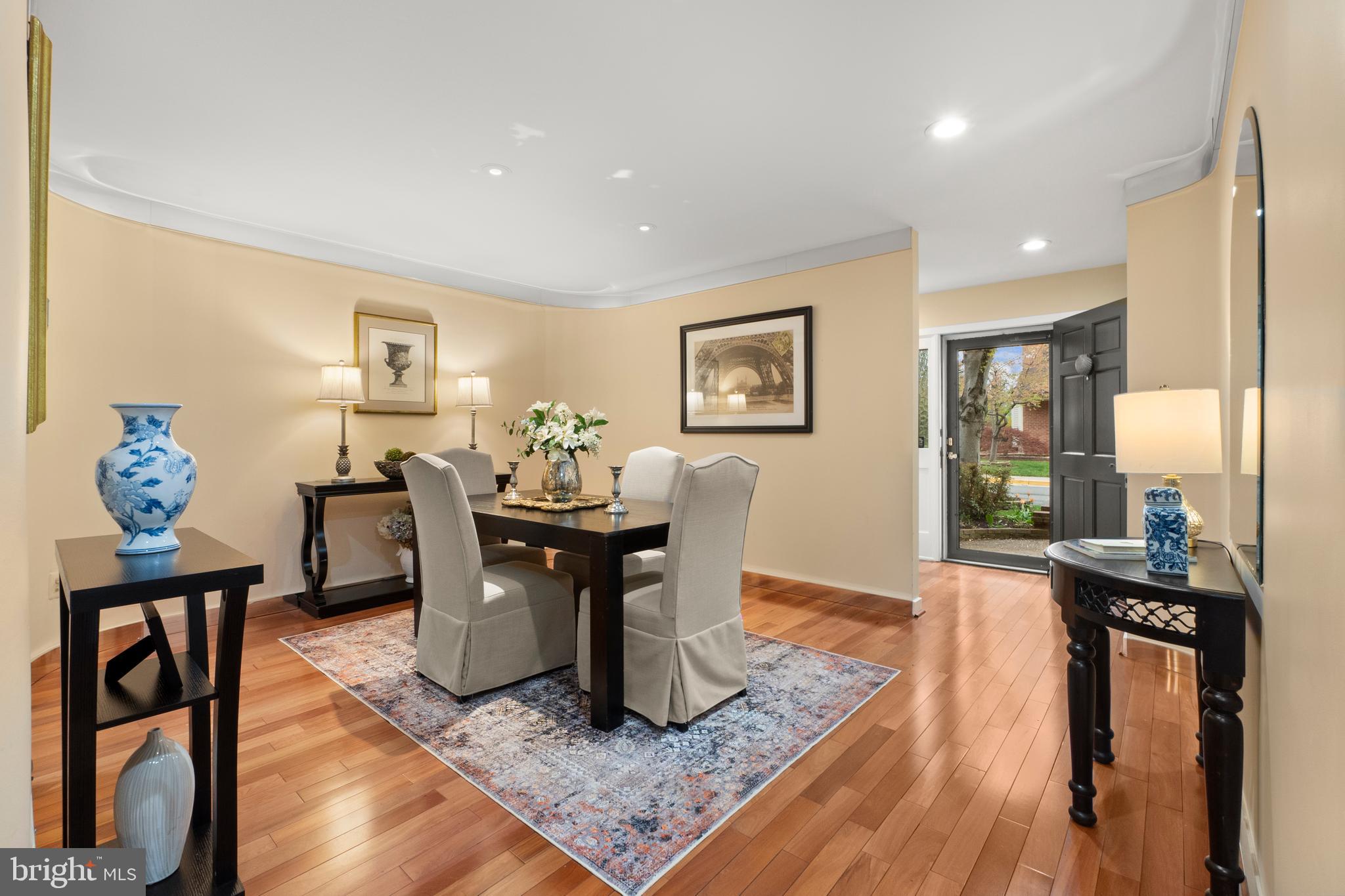 6315 Manchester Way Alexandria, VA 22312 - Photo 2 of 51 a view of a dining room with furniture window and wooden floor