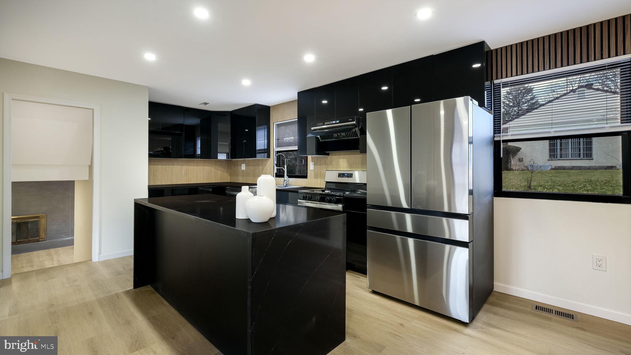 1617 Church Road Wyncote, PA 19095 - Photo 10 of 39 Sleek modern kitchen with elegance.