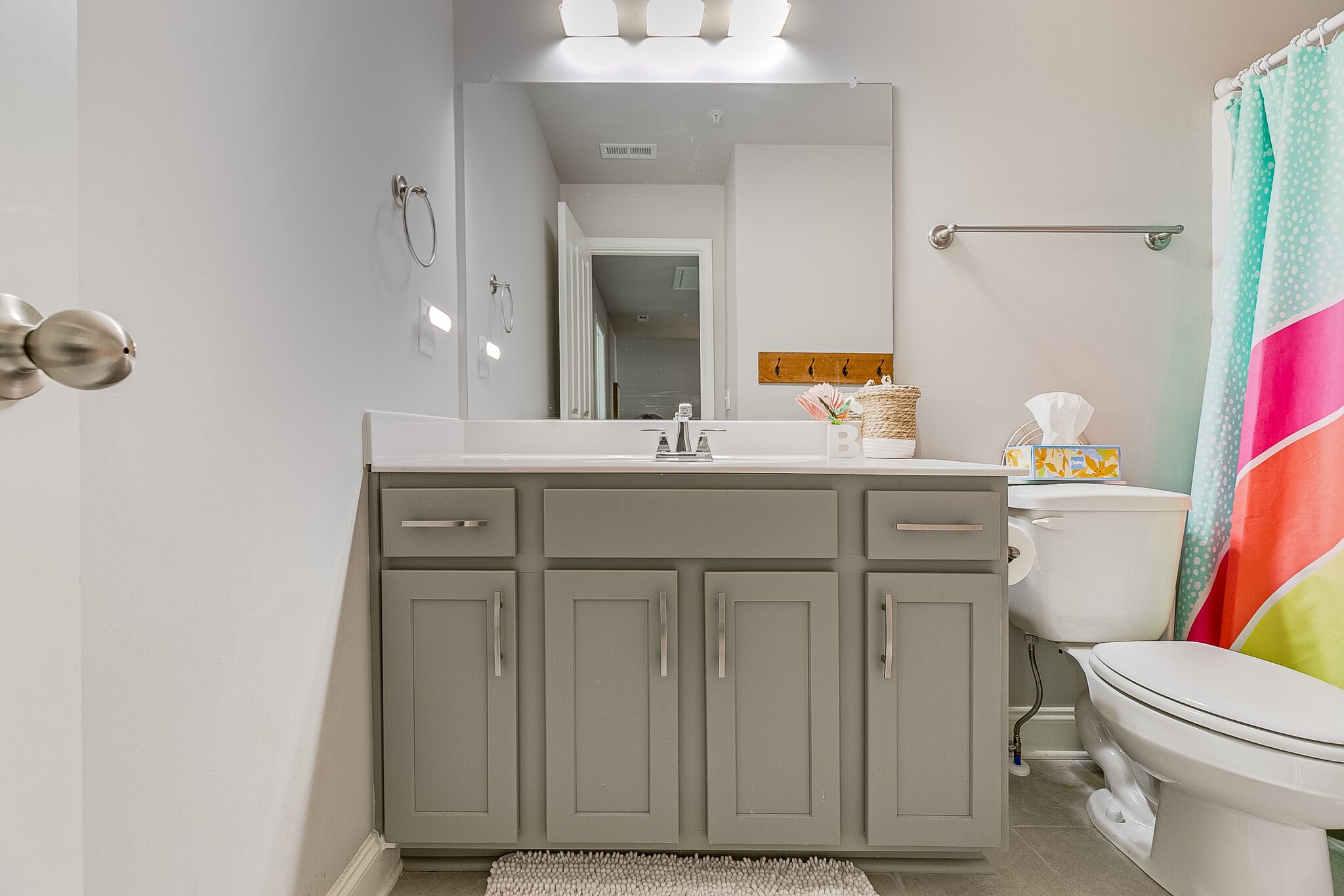 1206 June Wilde Ridge Spring Hill, TN 37174 - Photo 39 of 43 a bathroom with a sink vanity mirror and toilet