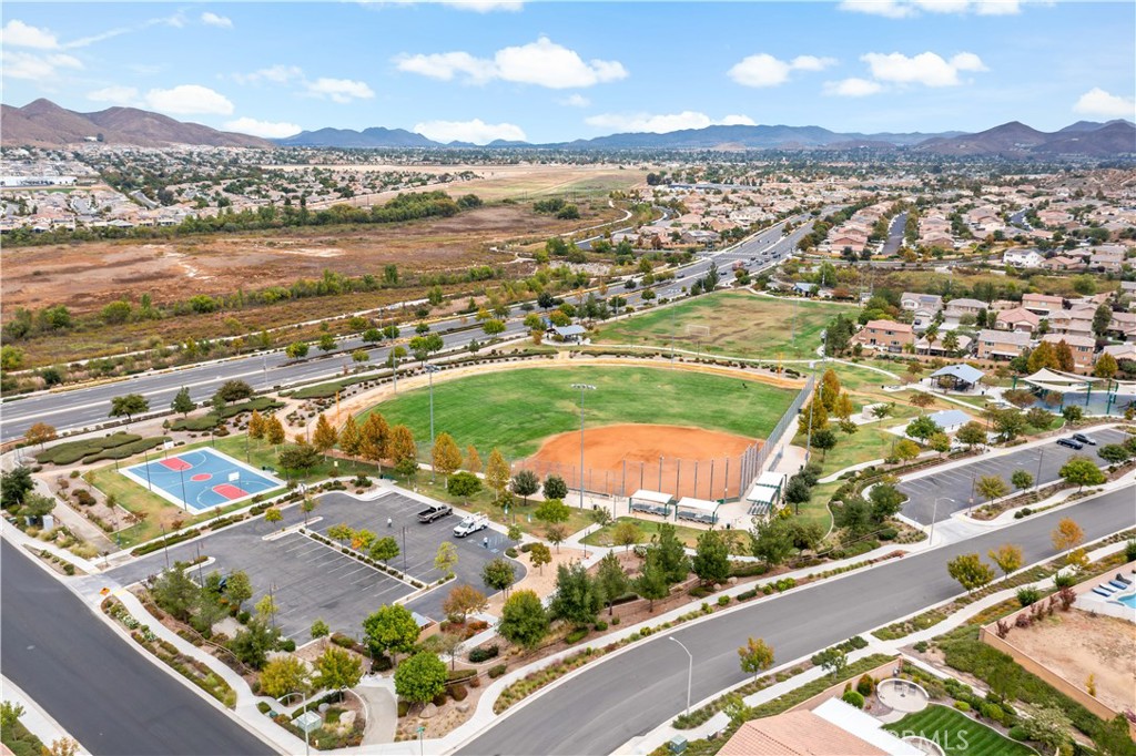 30640 Lone Pine Drive Menifee, CA 92584 - Photo 44 of 48 an aerial view of residential houses with outdoor space