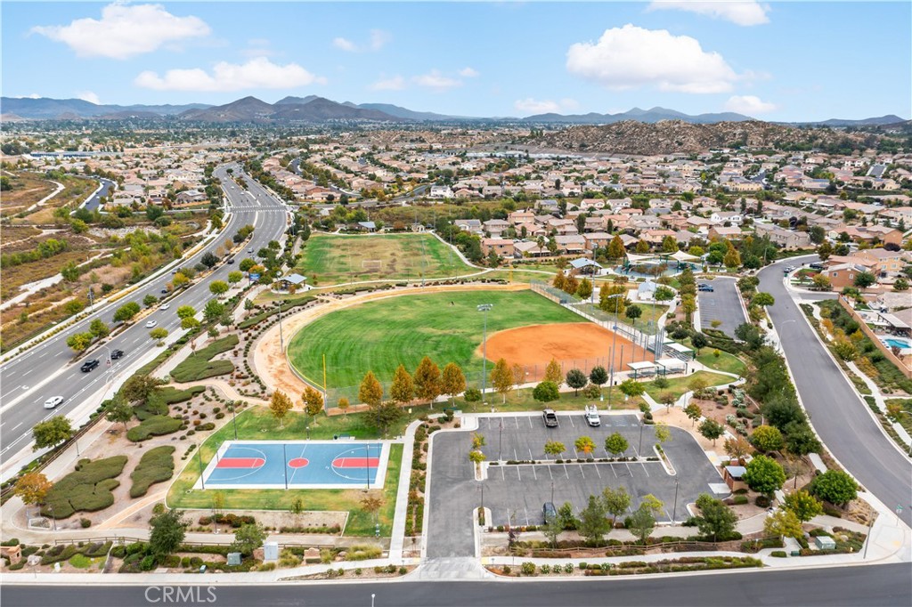 30640 Lone Pine Drive Menifee, CA 92584 - Photo 45 of 48 an aerial view of residential houses with outdoor space