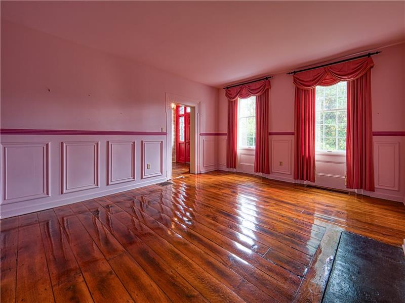 461 Lindsay Road Zelienople, PA 16063 - Photo 9 of 25 The grand dining room is adjacent to the kitchen and provides an elegant space for an intimate dinner or everyday meal.