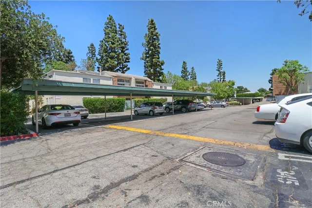 a view of a parking space