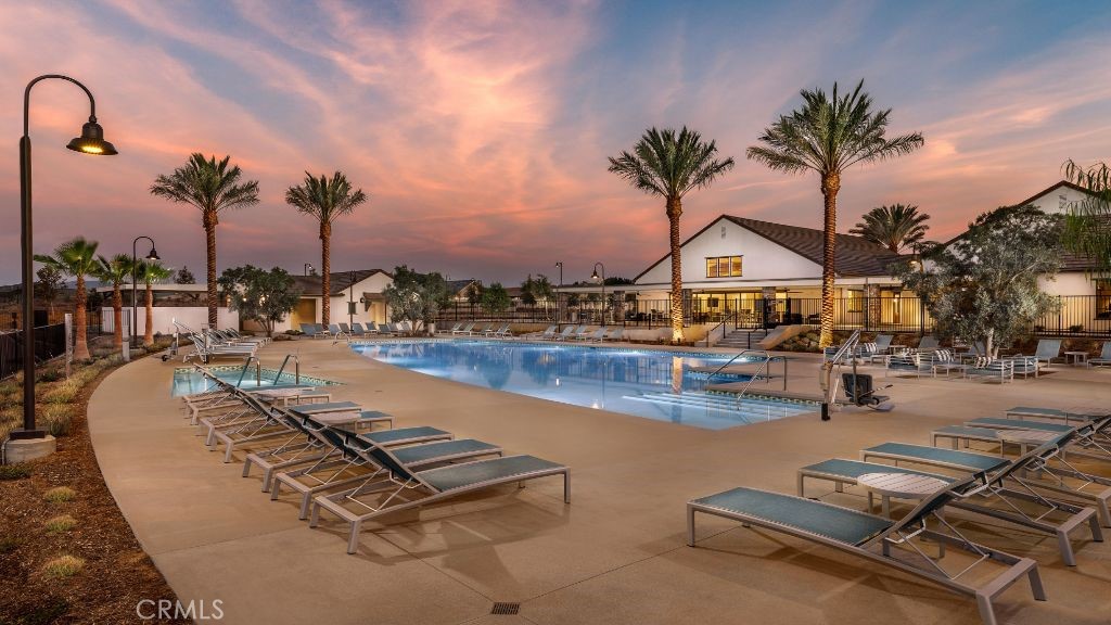 39598 Verbena Way Temecula, CA 92591 - Photo 16 of 19 a swimming pool with outdoor seating and yard