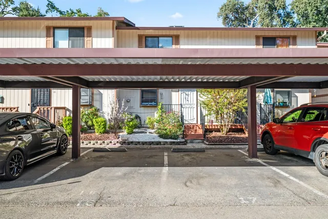 a view of a house with a patio