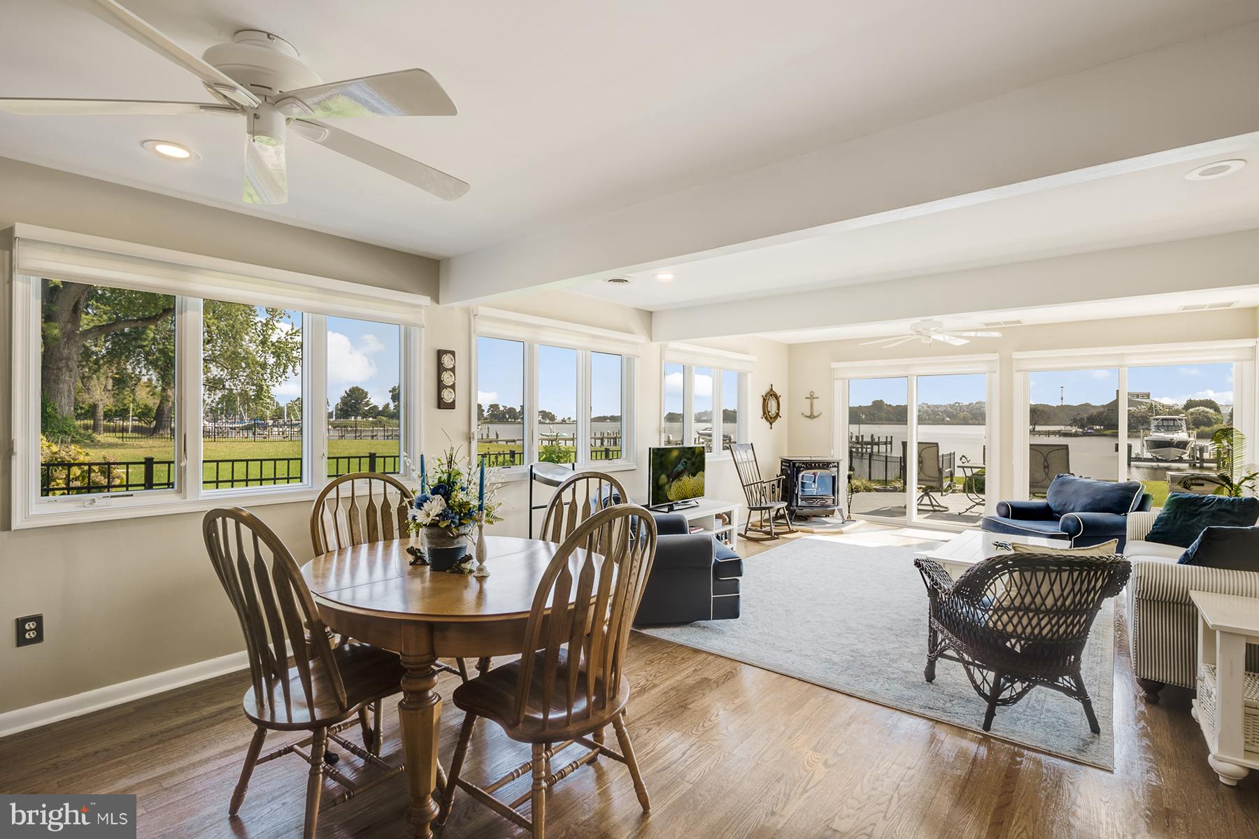 8111 Ventnor Road Pasadena, MD 21122 - Photo 11 of 30 Great room includes casual dining and WATER VIEWS