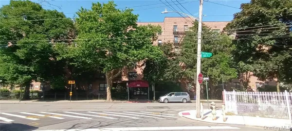 a outdoor view of a building with street view