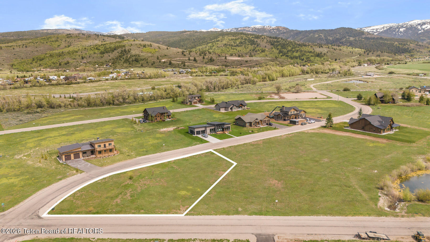 9624 Timberline Loop Victor, ID 83455 - Photo 1 of 11 1 Aerial Estimated Lot Lines