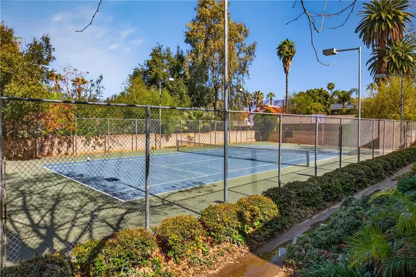 a view of a backyard of a house