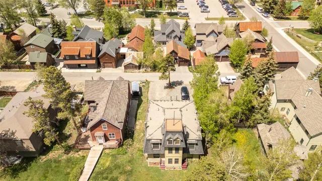 a view of city and mountain