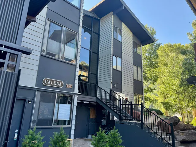 a street view of building