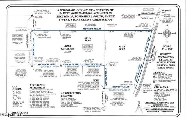 $84,999 | 0 Vestry Road, Perkinston, MS 39573
