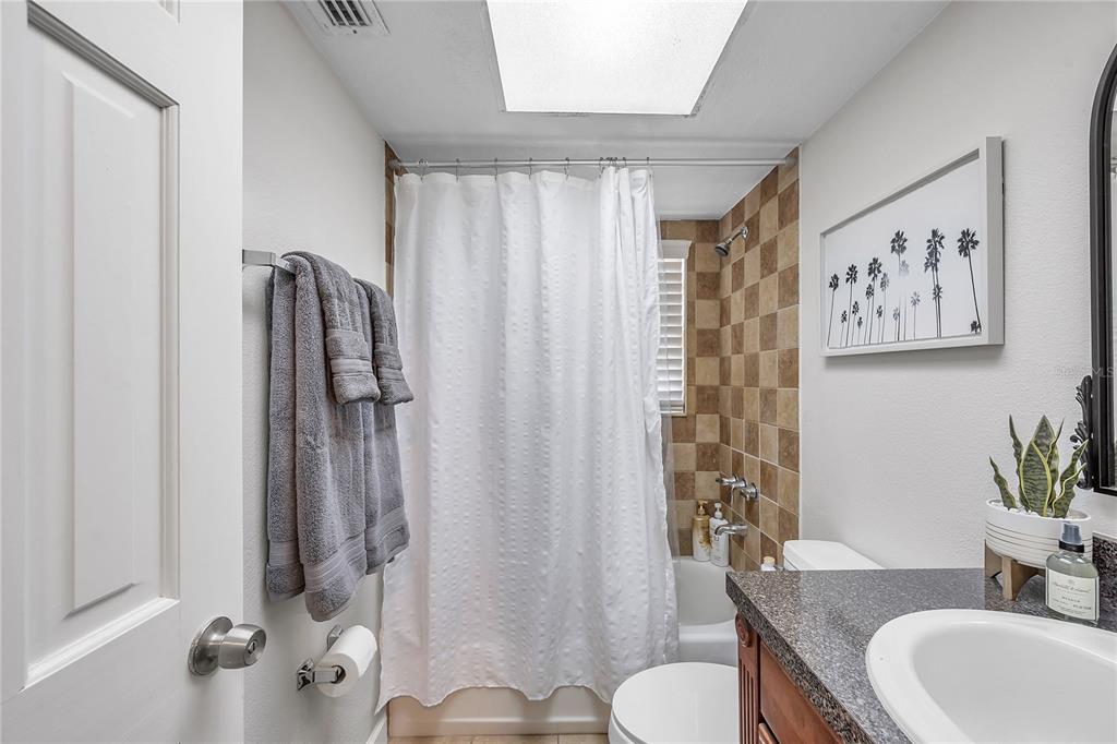 7405 Williams Road Seffner, FL 33584 - Photo 51 of 100 a bathroom with a granite countertop sink toilet and shower