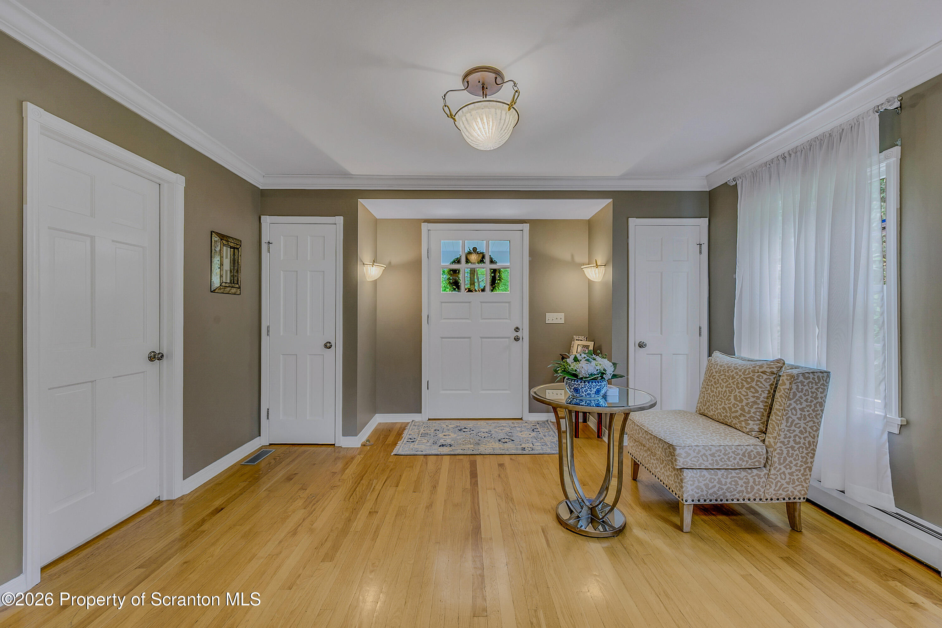 330 Glenburn Road Clarks Green, PA 18411 - Photo 20 of 69 a living room with patio furniture and wooden floor