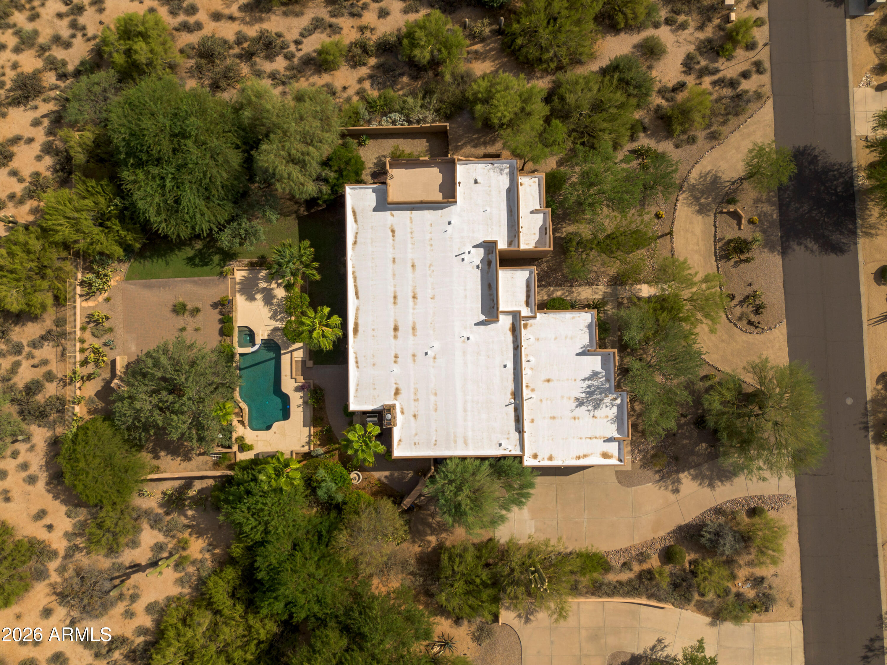 25823 North Wrangler Road Scottsdale, AZ 85255 - Photo 40 of 43 Space, Privacy & Mountain Views