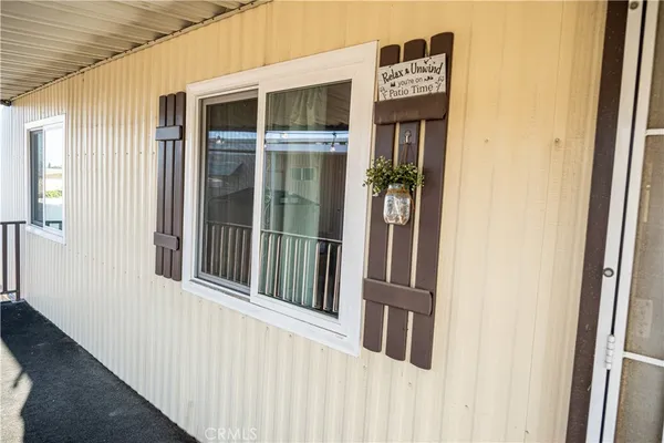 a view of front door