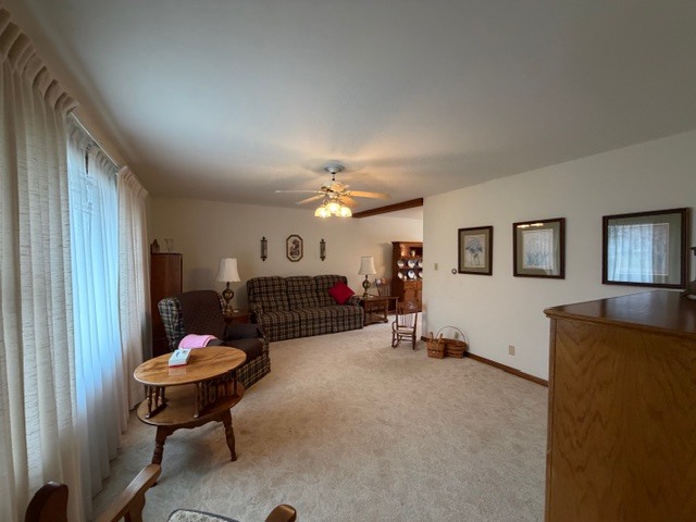 5563 Stone Drive Clinton, IL 61727 - Photo 4 of 34 a living room with furniture and a bathroom