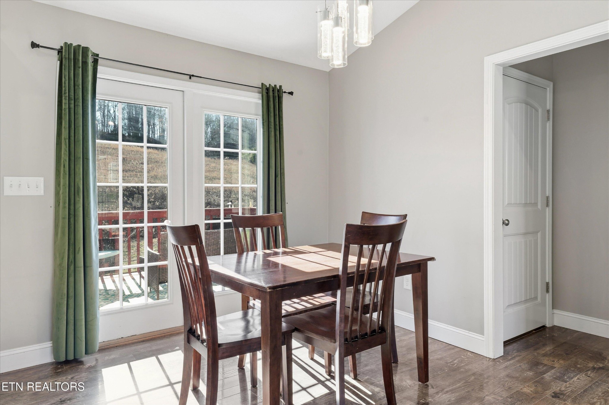 400 Hubbs Grove Road Maynardville, TN 37807 - Photo 14 of 46 a view of a dining room with furniture window and outside view