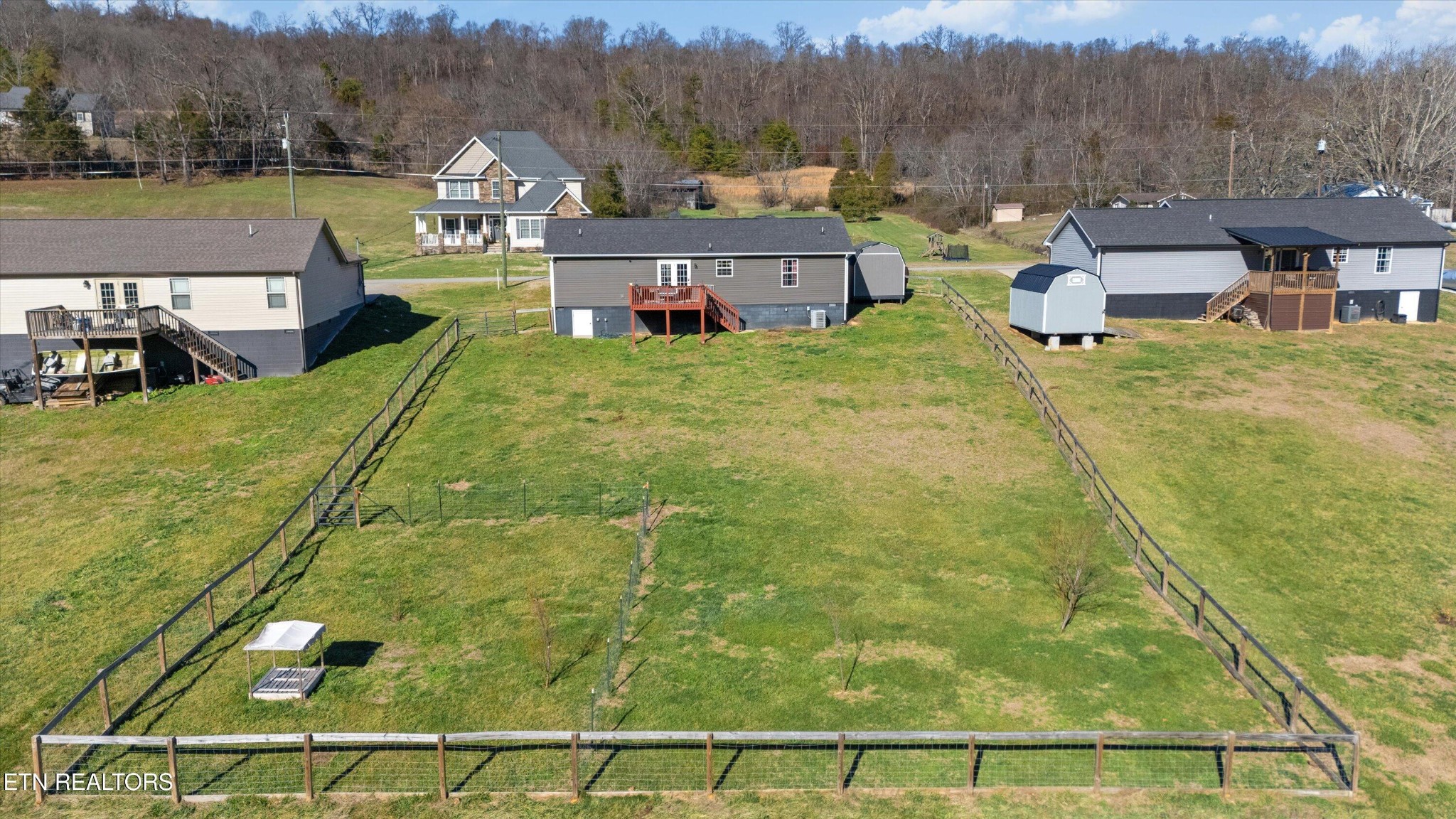 400 Hubbs Grove Road Maynardville, TN 37807 - Photo 41 of 46 a view of a house with pool and a yard
