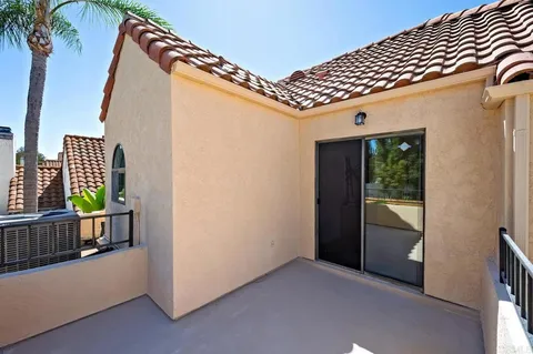 a view of an outdoor space and a balcony