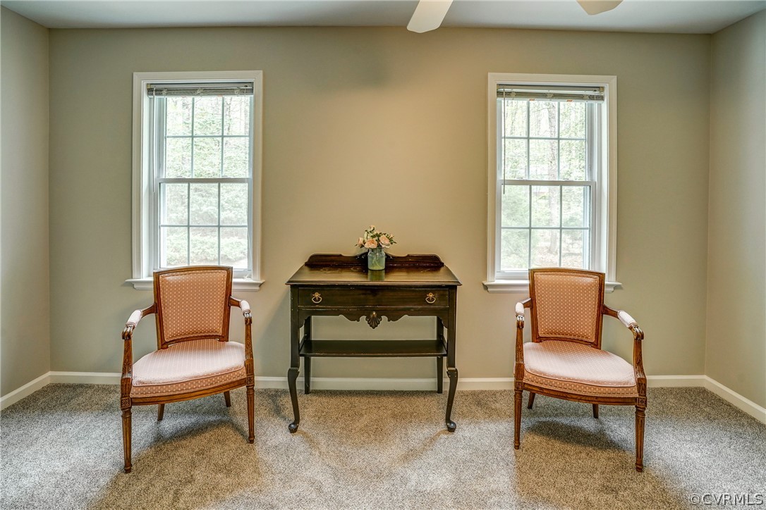 2855 Red Lane Road Powhatan, VA 23139 - Photo 30 of 42 a view of a workspace with furniture and a window