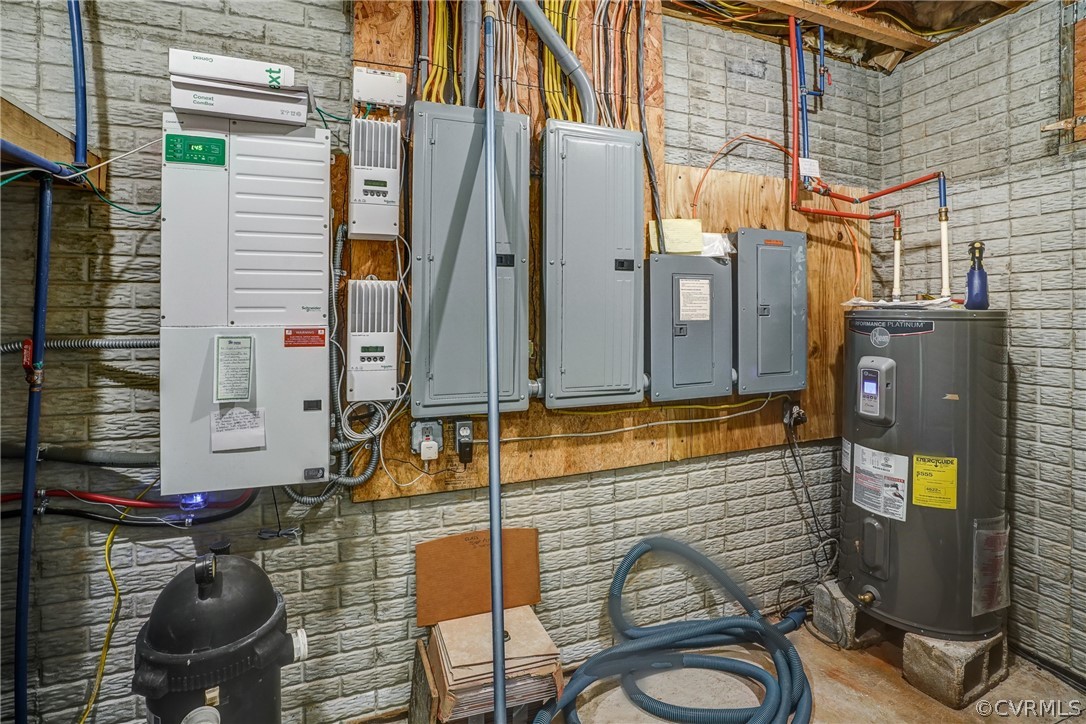 2855 Red Lane Road Powhatan, VA 23139 - Photo 33 of 42 a backyard of a house with barbeque oven table and chairs