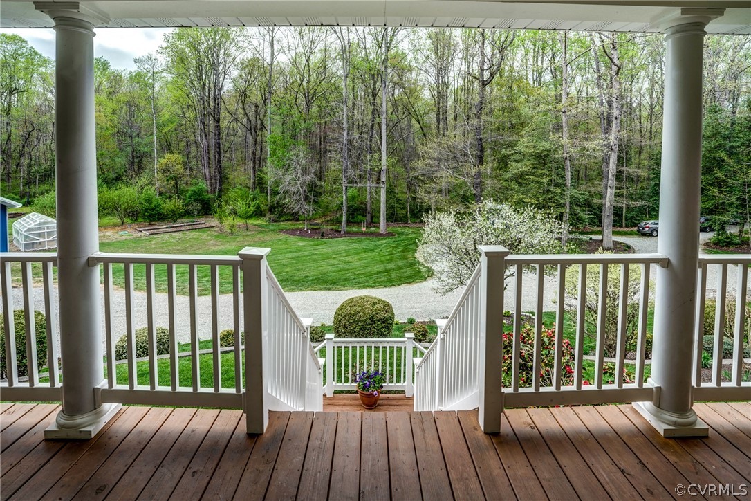 2855 Red Lane Road Powhatan, VA 23139 - Photo 6 of 42 a view of a deck