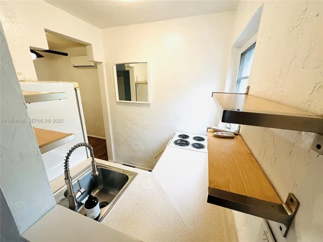 a living room with a couch and a table