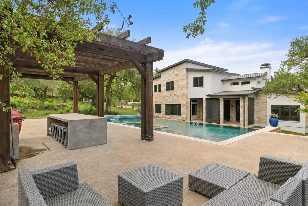 11002 Foundation Road Austin, TX 78726 - Photo 6 of 40 a view of a house with backyard and sitting area