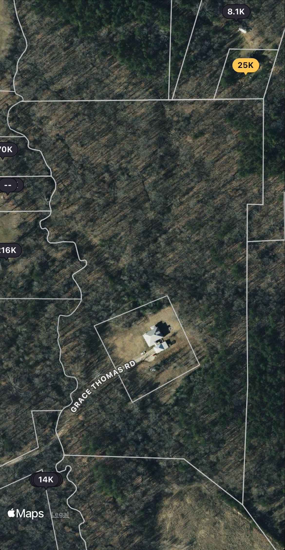 300 Grace Thomas Road Michie, TN 38357 - Photo 26 of 26 Map / location with property parcel outlined