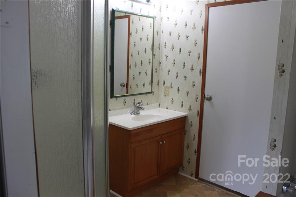 339 Dewitt Owens Road Rutherfordton, NC 28139 - Photo 37 of 48 a bathroom with a sink and a mirror