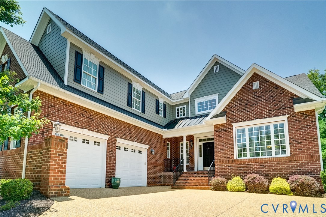 3606 Edenfield Road Midlothian, VA 23113 - Photo 1 of 67 Brick and siding facade featuring a gabled rooflin