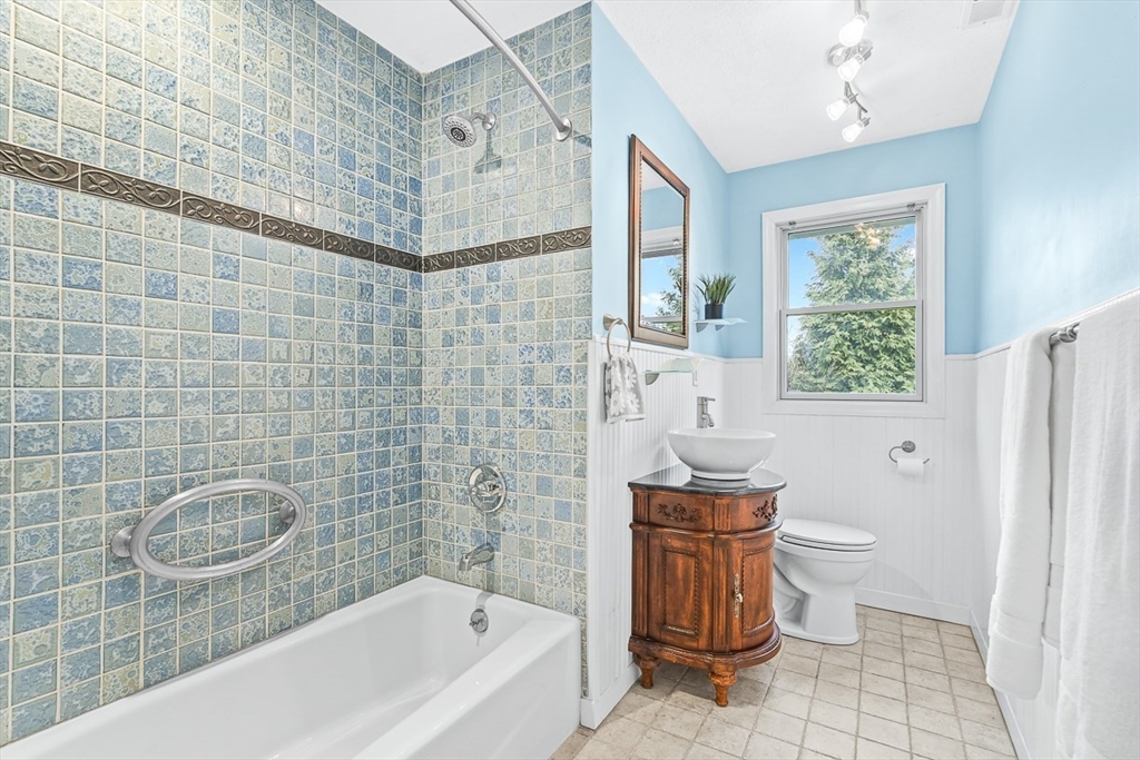 3 Theresa Road Stoneham, MA 02180 - Photo 30 of 42 a bathroom with a toilet and a shower