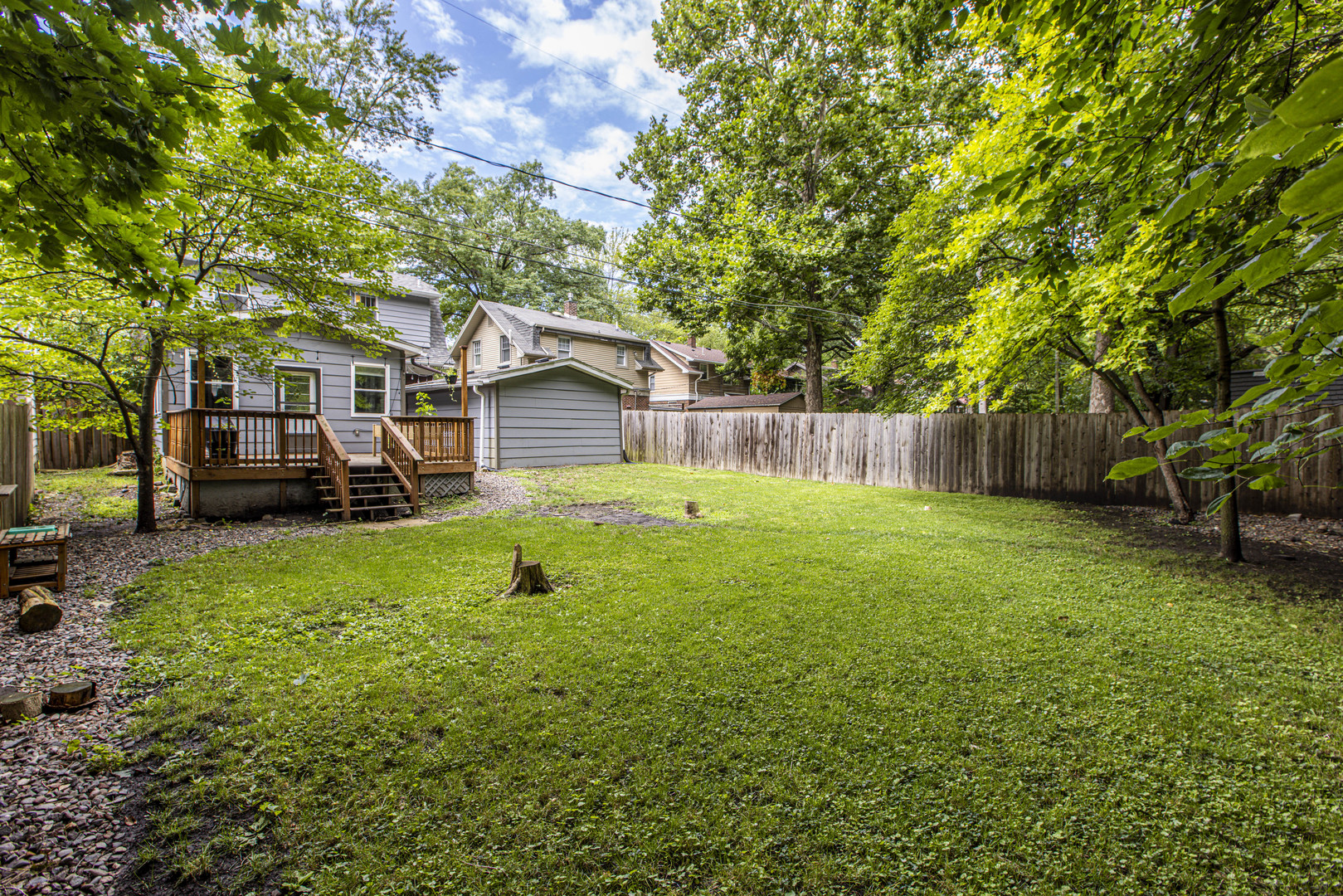 22 Broadway Place Normal, IL 61761 - Photo 29 of 36 a view of a house with backyard and a tree