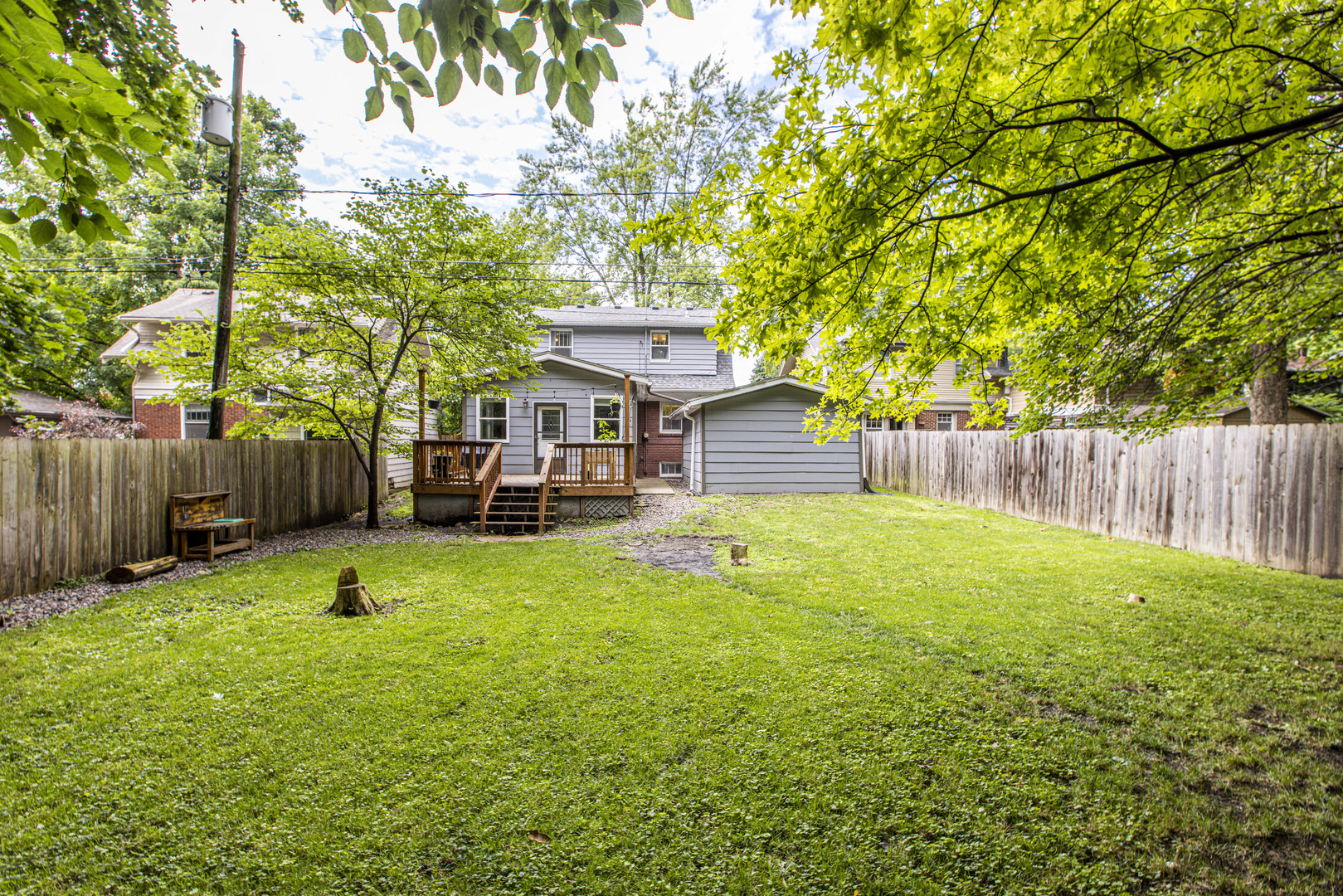 22 Broadway Place Normal, IL 61761 - Photo 30 of 36 a swimming pool with wooden fence
