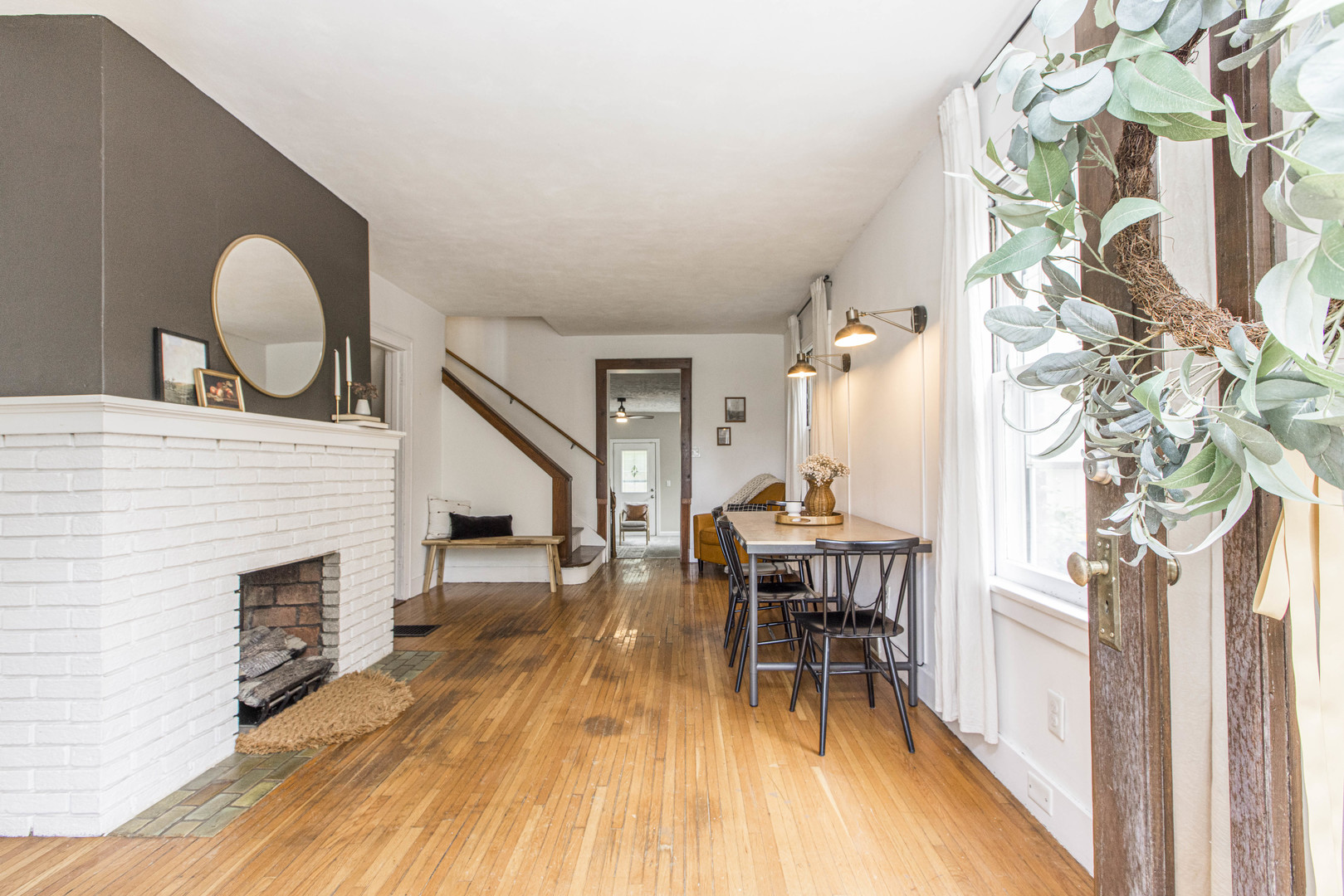 22 Broadway Place Normal, IL 61761 - Photo 3 of 36 a living room with furniture and a fireplace