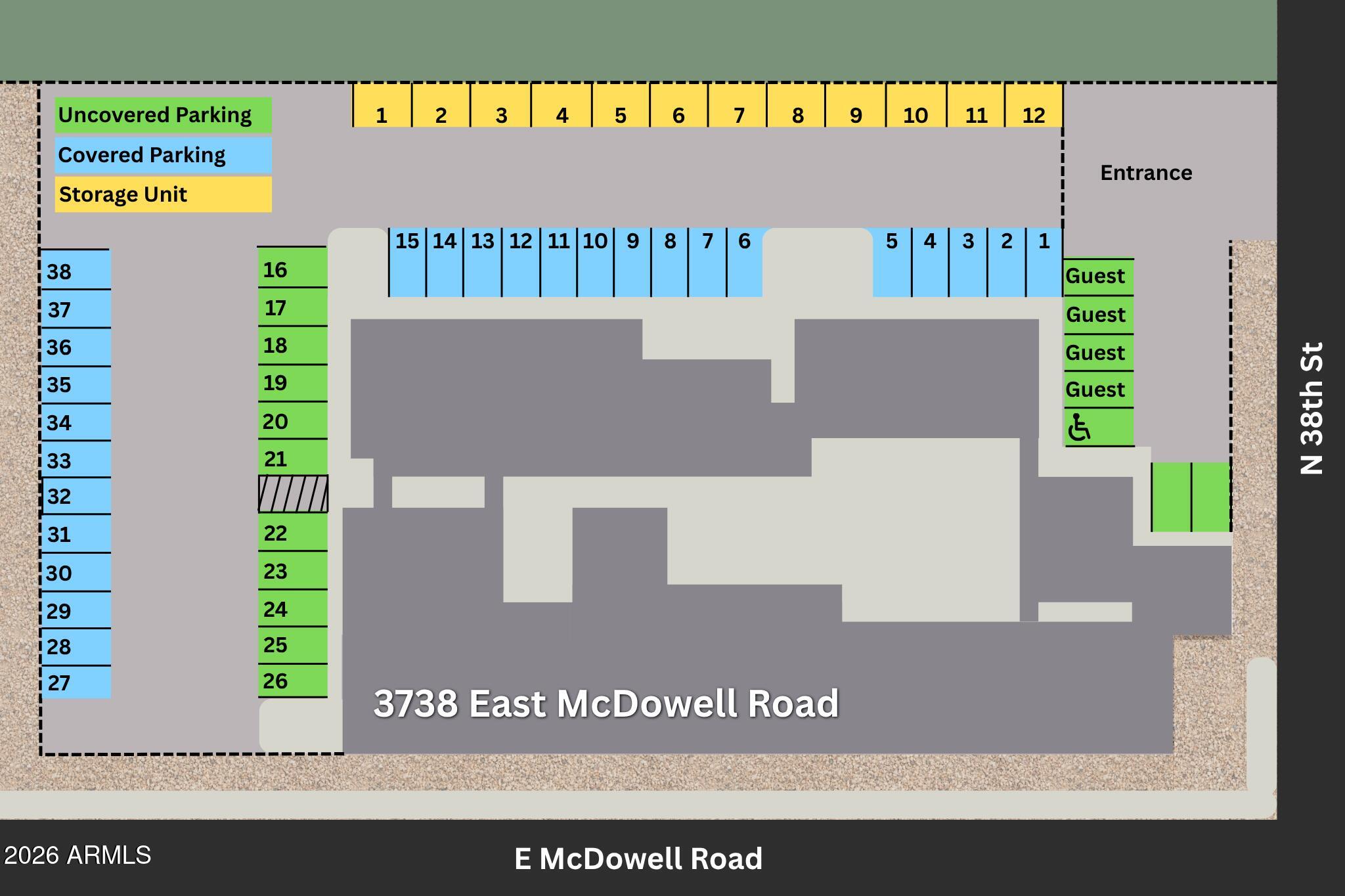 3738 East McDowell Road, Unit 101 Phoenix, AZ 85008 - Photo 16 of 26 McDowell Map (1)