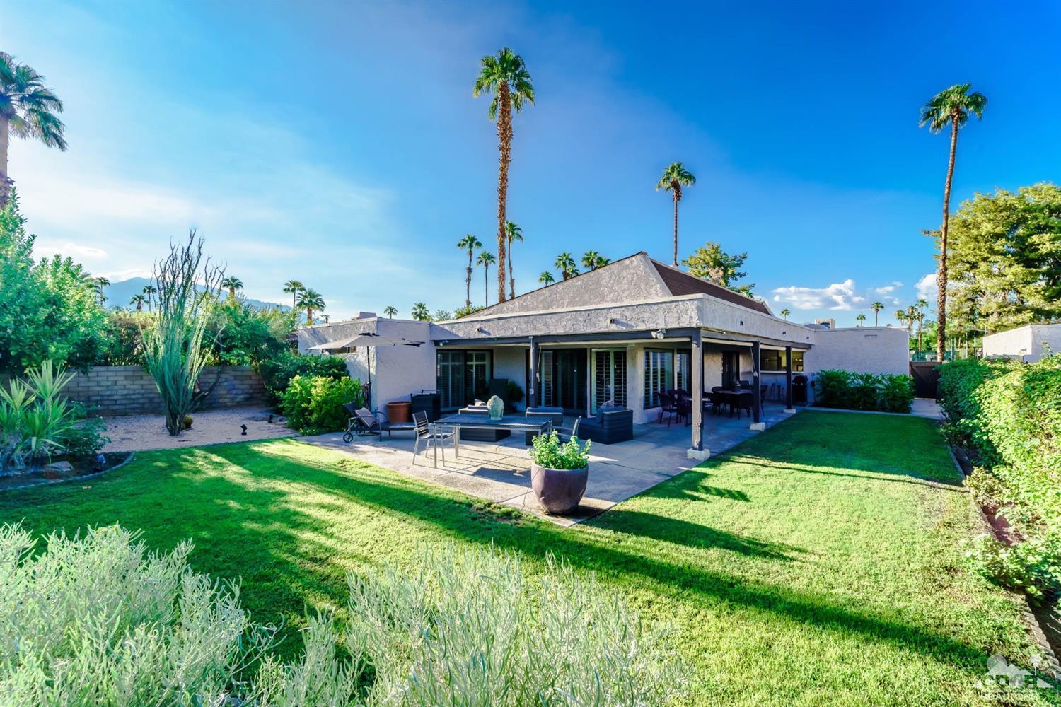8 Kevin Lee Lane Rancho Mirage, CA 92270 - Photo 21 of 21 a aerial view of a house with garden