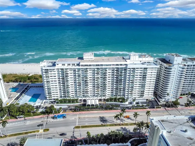 a view of a city with tall buildings