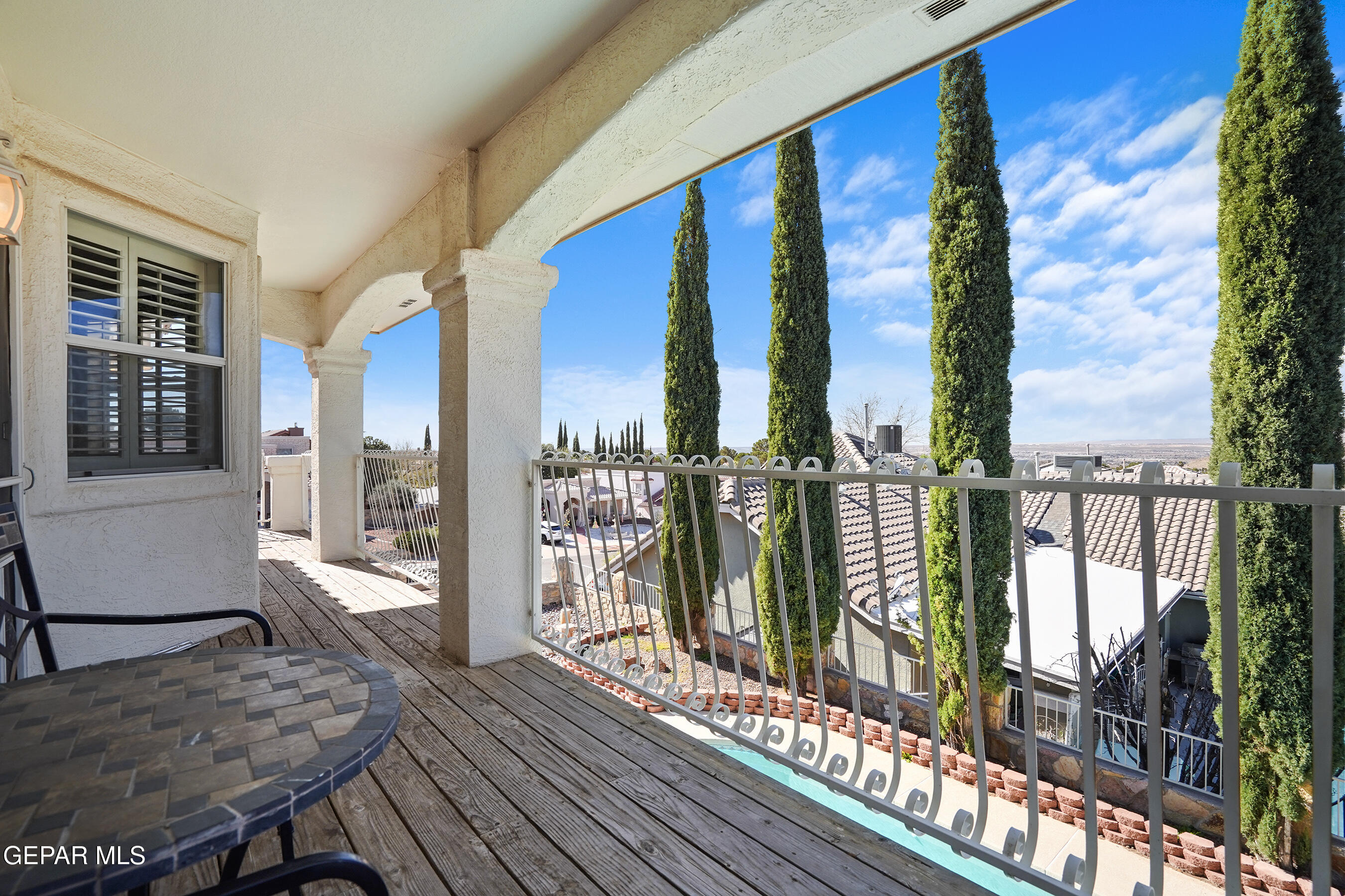 6513 Royal Ridge Drive El Paso, TX 79912 - Photo 40 of 59 Primary suite balcony