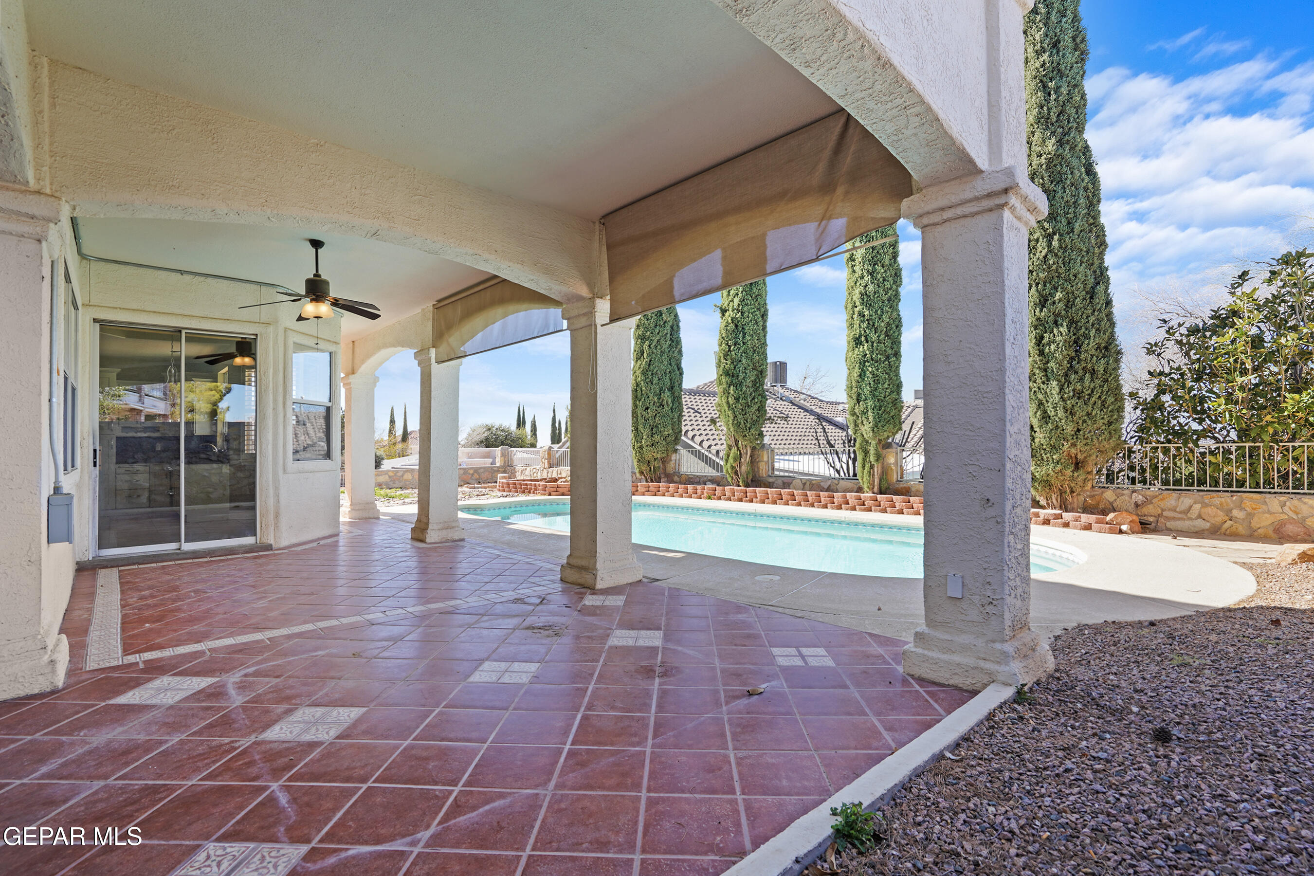 6513 Royal Ridge Drive El Paso, TX 79912 - Photo 42 of 59 Extended Covered Patio