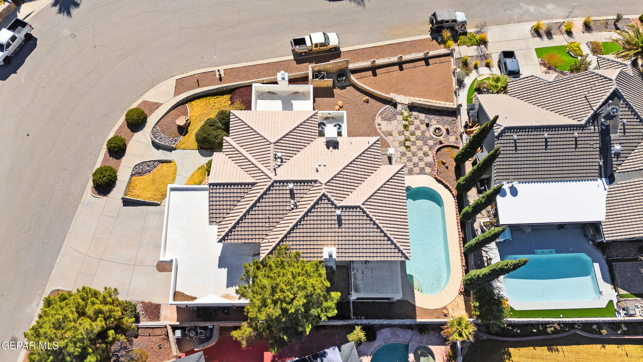 6513 Royal Ridge Drive El Paso, TX 79912 - Photo 57 of 59 Aerial view