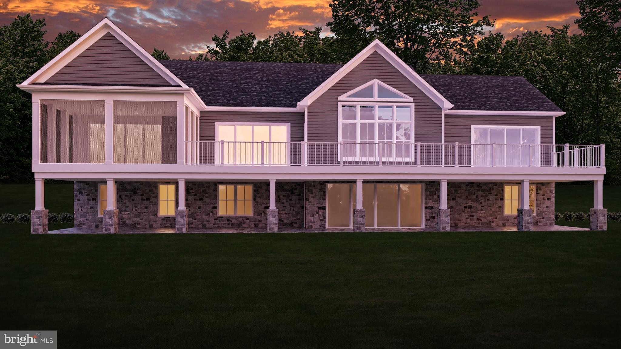 7321 Old Dickersons Road Orange, VA 22960 - Photo 2 of 25 Rear/Waterfront Elevation