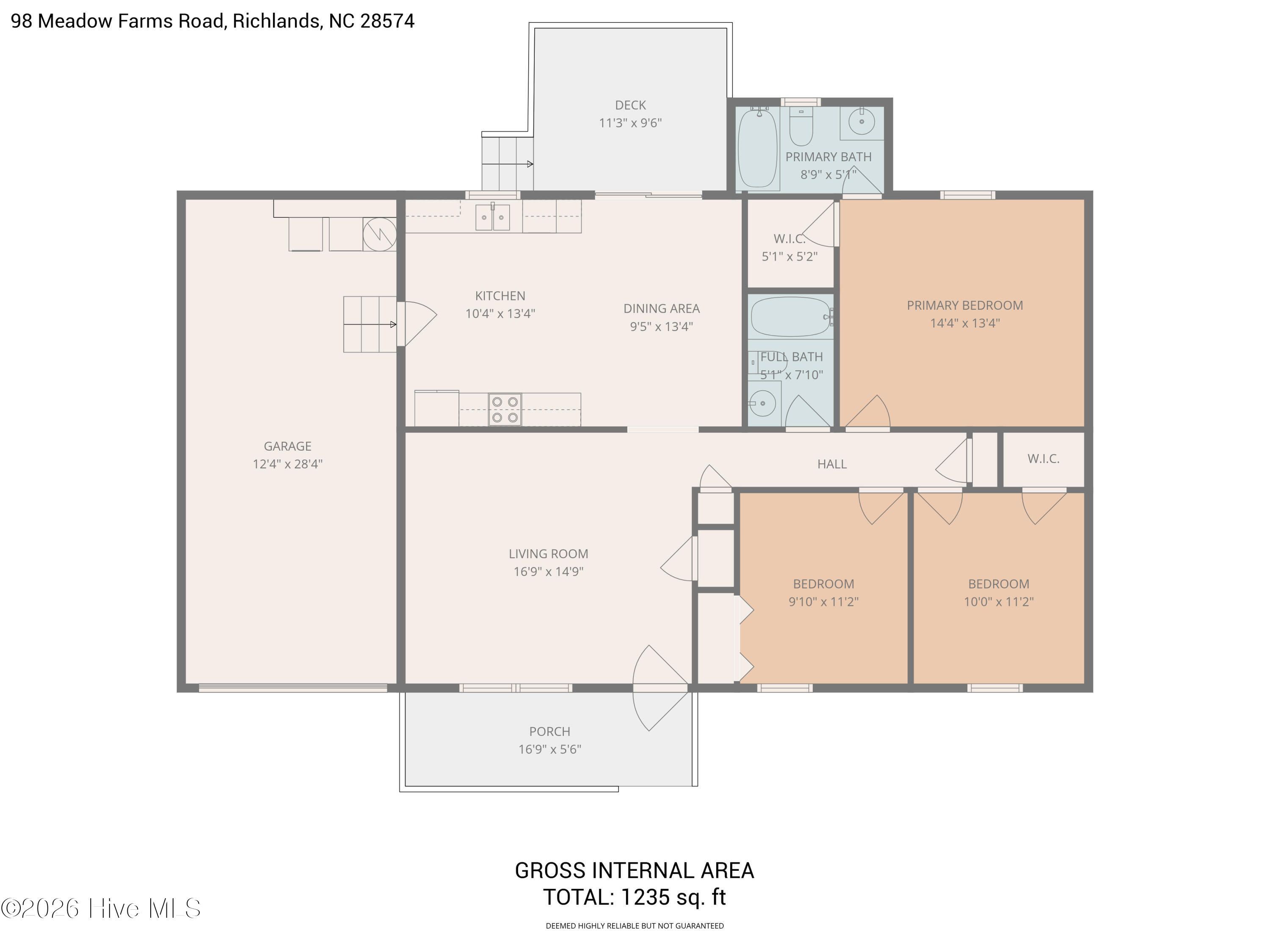 98 Meadow Farms Road Richlands, NC 28574 - Photo 19 of 19 FLOOR-PLAN