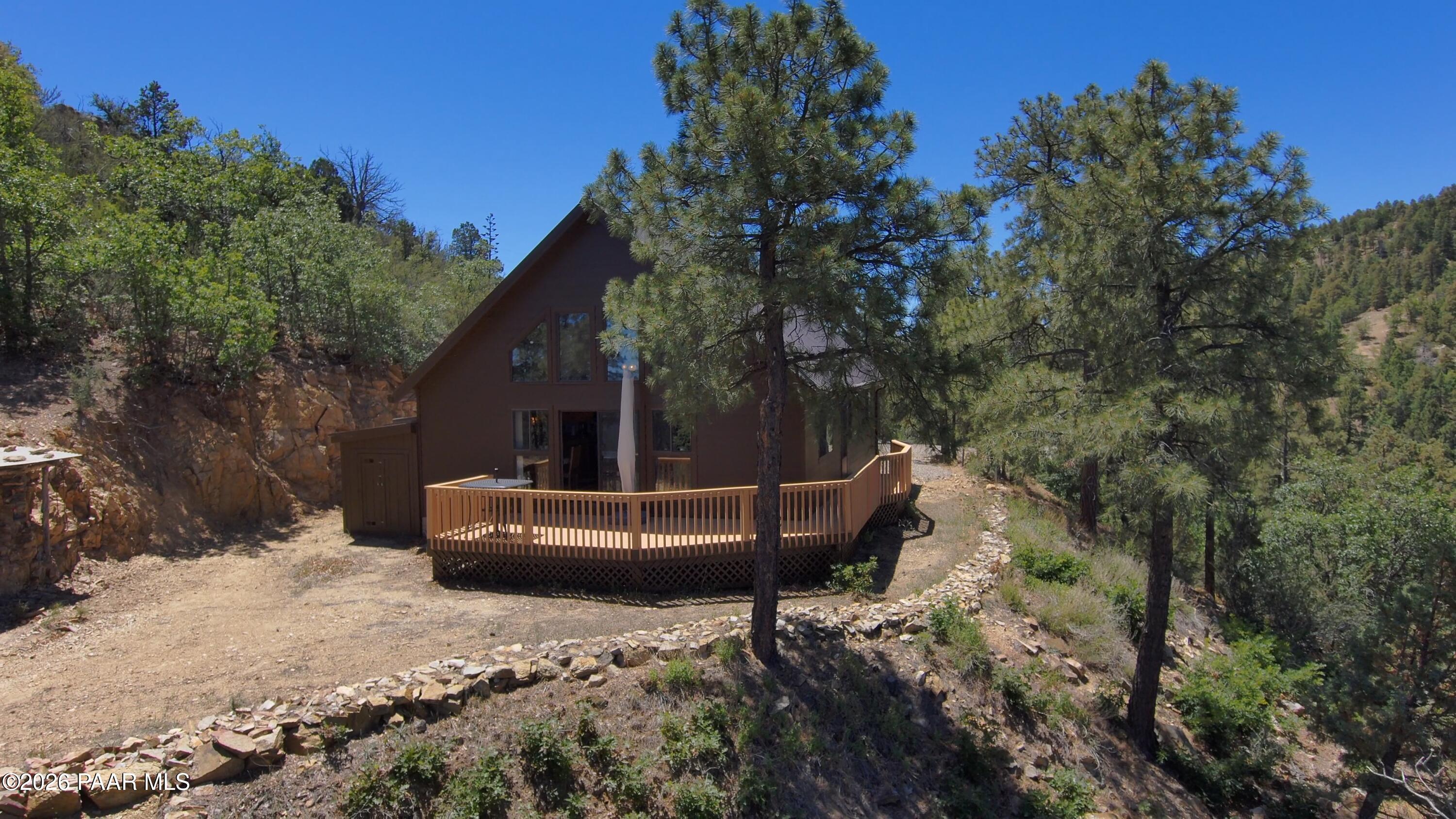 7251 South Big Bug Mesa Road Mayer, AZ 86333 - Photo 47 of 55 a front view of a house with a yard