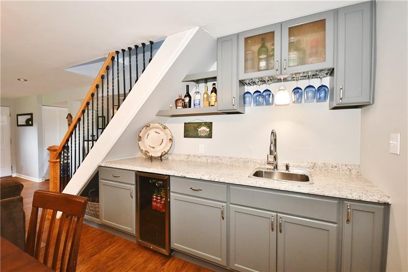 357 Orchard Spring Road Pittsburgh, PA 15220 - Photo 13 of 22 Wet bar in gameroom