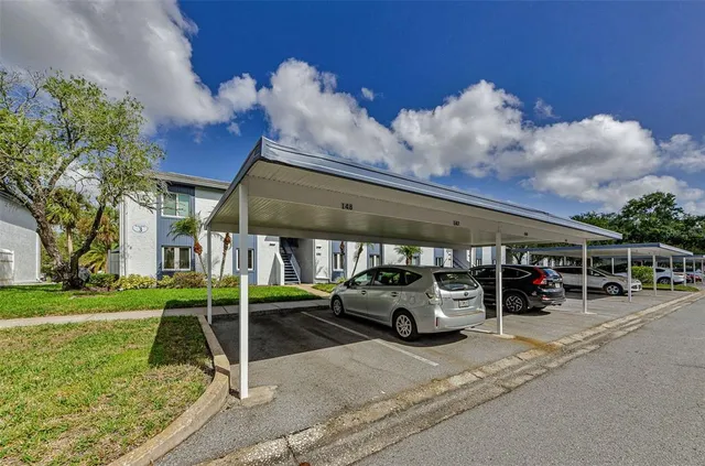 a car parked in front of the house